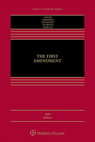 Beispielbild fr The First Amendment (Aspen Casebook) zum Verkauf von BooksRun