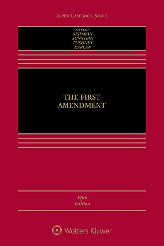 Imagen de archivo de The First Amendment (Aspen Casebook) a la venta por Irish Booksellers