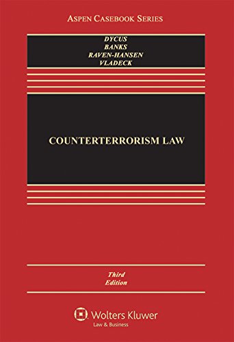Imagen de archivo de Counterterrorism Law (Aspen Casebook) a la venta por SecondSale