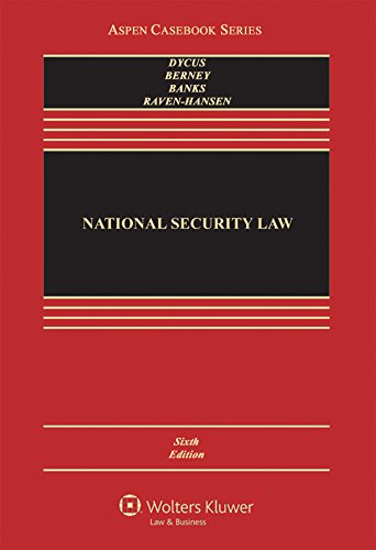 Stock image for National Security Law for sale by Better World Books