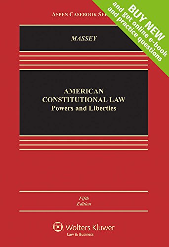 Imagen de archivo de American Constitutional Law: Powers and Liberties [Connected Casebook] (Aspen Casebook) a la venta por Bookmonger.Ltd