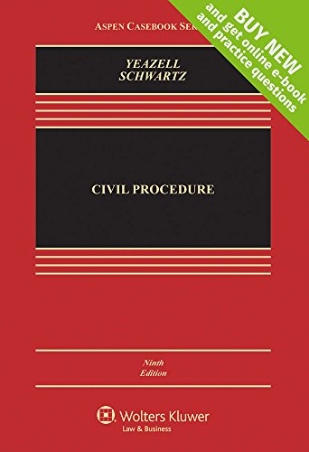 Beispielbild fr Civil Procedure [Connected Casebook] (Aspen Casebook) zum Verkauf von BooksRun