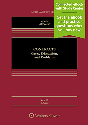Stock image for Contracts: Cases, Discussion, and Problems [Connected Casebook] (Aspen Casebook) for sale by HPB-Red