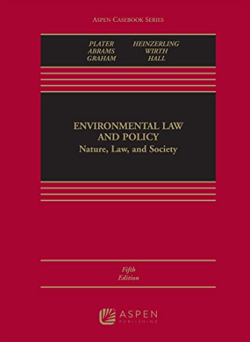 Stock image for Environmental Law and Policy: Nature Law and Society (Aspen Casebook) for sale by BooksRun