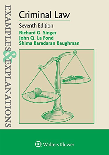 Imagen de archivo de Examples & Explanations for Criminal Law a la venta por HPB-Red