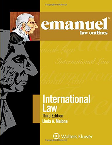 Beispielbild fr Emanuel Law Outlines International Law zum Verkauf von BooksRun