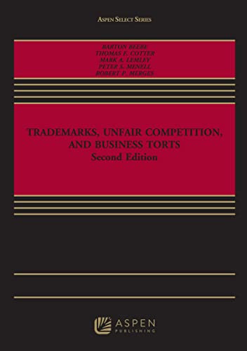 9781454869528: Trademarks, Unfair Competition, and Business Torts (Aspen Select Series)