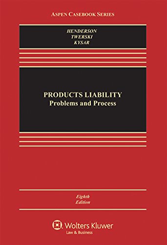 Stock image for Products Liability : Problems and Process for sale by Better World Books