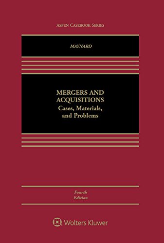 Imagen de archivo de Mergers and Acquisitions: Cases, Materials, and Problems (Aspen Coursebook) a la venta por Phatpocket Limited