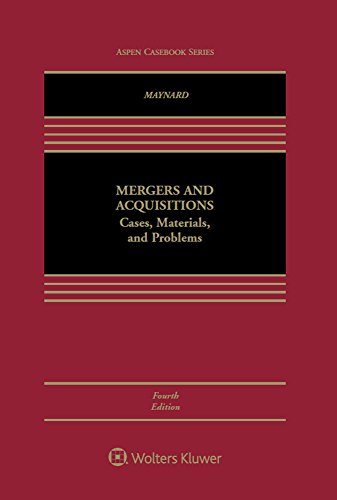 9781454871071: Mergers and Acquisitions: Cases, Materials, and Problems (Aspen Coursebook)