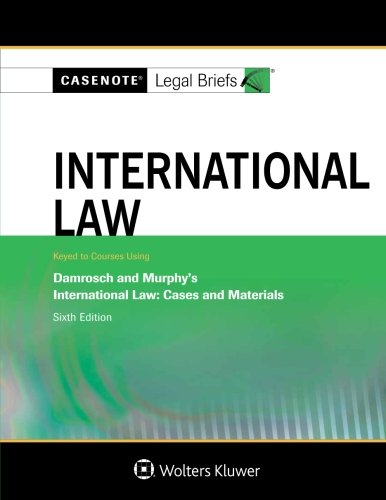Beispielbild fr International Law, Keyed to Damrosch, Henkin, Murphy, and Smit zum Verkauf von Better World Books