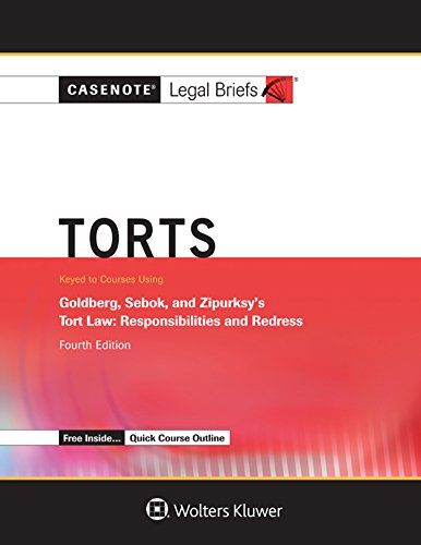 Imagen de archivo de Torts - Goldberg Sebok and Ziprusky a la venta por TextbookRush