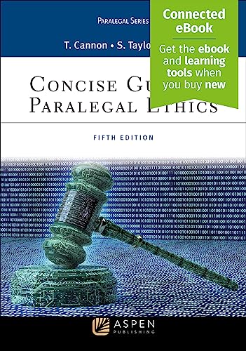 Beispielbild fr Concise Guide to Paralegal Ethics [Connected eBook] zum Verkauf von BooksRun