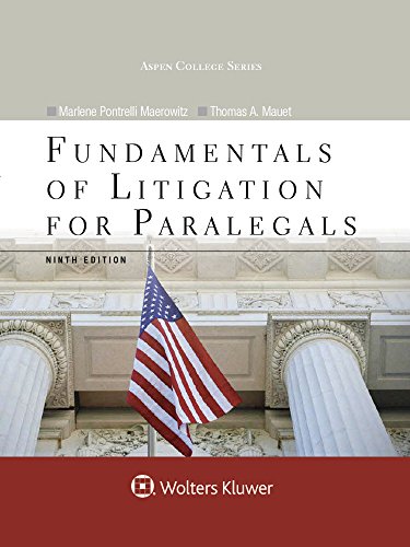 Stock image for Fundamentals of Litigation for Paralegals (Aspen Paralegal) (Aspen College) for sale by SecondSale