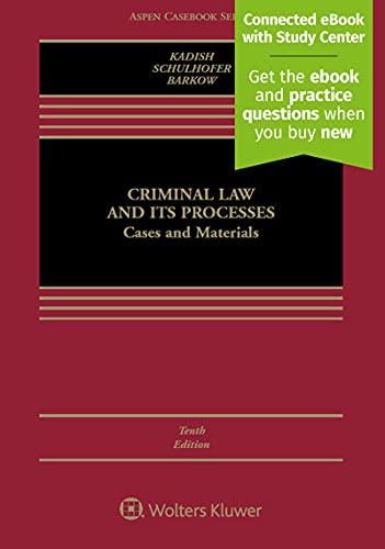 Beispielbild fr Criminal Law and Its Processes: Cases and Materials [Connected eBook with Study Center] (Aspen Casebook) (Aspen Casebooks) zum Verkauf von BooksRun