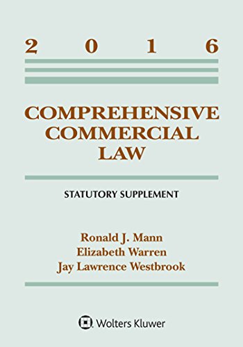 Imagen de archivo de Comprehensive Commercial Law 2016 Statutory Supplement a la venta por Goodwill Books