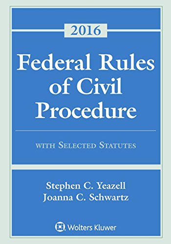 Stock image for Federal Rules of Civil Procedure with Selected Statutes, Cases, and Other Materials 2016 Supplement for sale by Better World Books