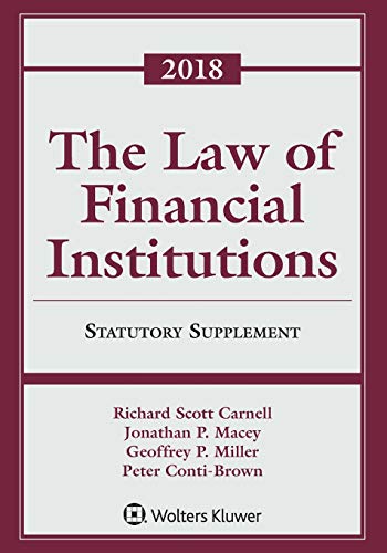 Stock image for Law of Financial Institutions: 2018 Statutory Supplement (Supplements) for sale by Books Unplugged