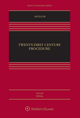Stock image for Twenty-First Century Procedure (Aspen Casebook) for sale by BGV Books LLC
