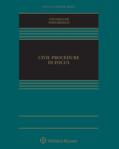 Stock image for Civil Procedure in Focus (Focus Casebook) for sale by SecondSale
