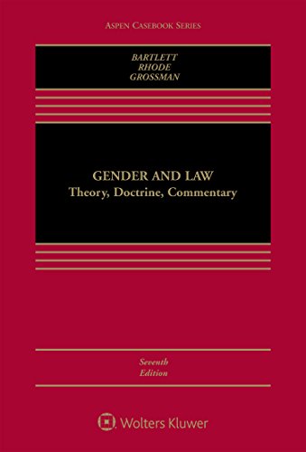 Beispielbild fr Gender and Law: Theory, Doctrine, Commentary zum Verkauf von ThriftBooks-Atlanta