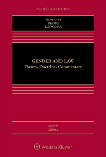 Stock image for Gender and Law: Theory, Doctrine, Commentary (Aspen Casebook) for sale by HPB-Emerald