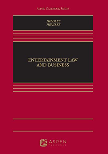 Beispielbild fr Entertainment Law and Business: [Connected Ebook] (Aspen Casebook) zum Verkauf von HPB-Red