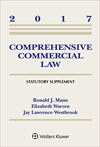 Beispielbild fr Comprehensive Commercial Law : 2017 Statutory Supplement zum Verkauf von Better World Books