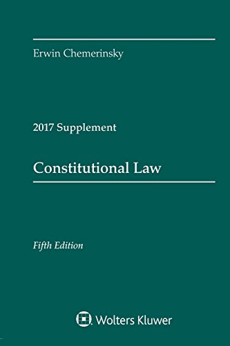 Imagen de archivo de Constitutional Law 2017 Case Supplement (Supplements) a la venta por SecondSale