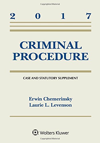 Stock image for Criminal Procedure: Second Edition, 2017 Case and Statutory Supplement for sale by ThriftBooks-Atlanta