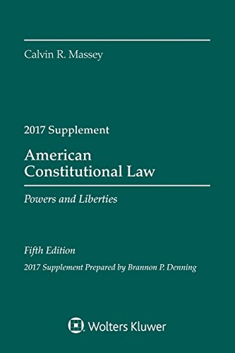 Imagen de archivo de American Constitutional Law: Powers and Liberties, Fifth Edition, 2017 Supplement a la venta por ThriftBooks-Dallas