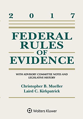 Stock image for Federal Rules of Evidence: With Advisory Committee Notes and Legislative History, 2017 Statutory Supplement for sale by ThriftBooks-Dallas