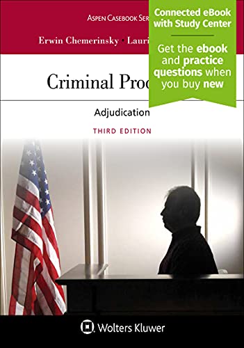 Stock image for Criminal Procedure: Adjudication [Connected eBook with Study Center] (Aspen Casebook) for sale by HPB-Red