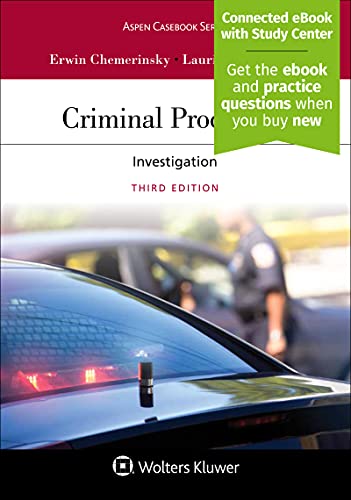 Beispielbild fr Criminal Procedure: Investigation (Aspen Casebook) zum Verkauf von BooksRun