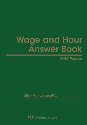 Beispielbild fr Wage and Hour Answer Book, 2018 Edition zum Verkauf von HPB-Red