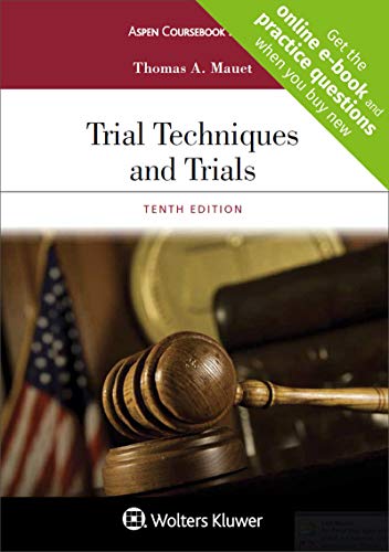 Stock image for Trial Techniques and Trials + Website companion [Casebook Connect] (Aspen Coursebook) for sale by HPB-Red