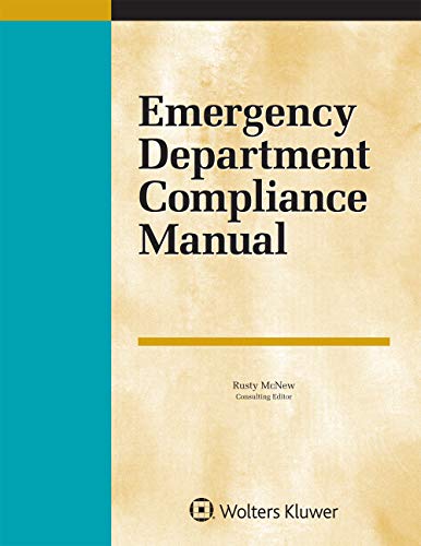 Stock image for Emergency Department Compliance Manual, 2018 Edition for sale by GoldBooks