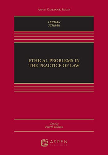 Stock image for Ethical Problems in the Practice of Law Concise Version (Aspen Casebook) for sale by HPB-Red