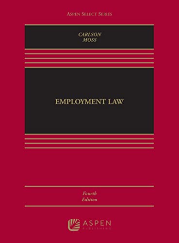 Stock image for Employment Law (Aspen Select) for sale by GF Books, Inc.