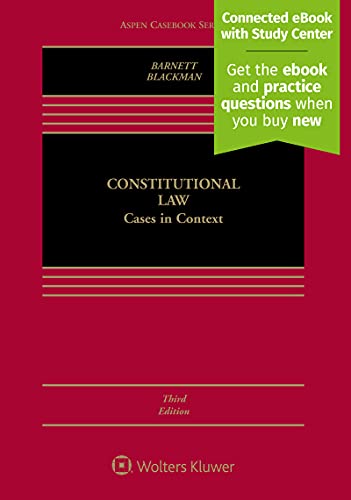 Beispielbild fr Constitutional Law: Cases in Context zum Verkauf von Buchpark