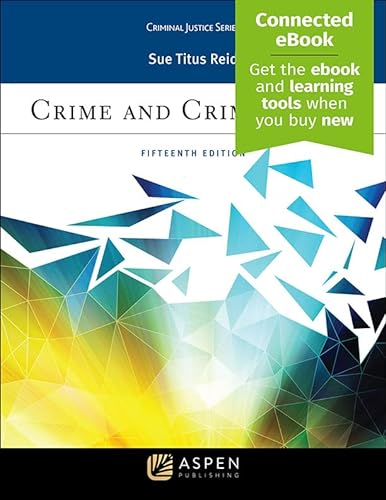 Stock image for Crime and Criminology (Criminal Justice) for sale by BooksRun