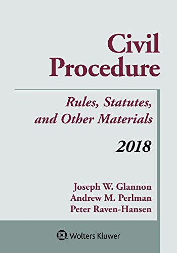 Beispielbild fr Civil Procedure : Rules, Statutes, and Other Materials, 2018 Supplement zum Verkauf von Better World Books