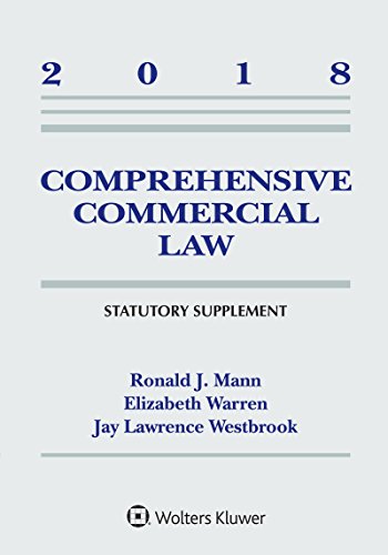 Imagen de archivo de Comprehensive Commercial Law 2018: Statutory Supplement a la venta por Red's Corner LLC