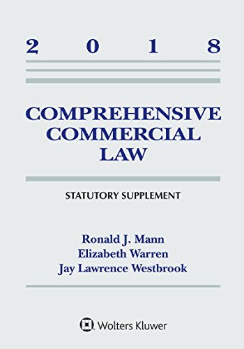 Stock image for Comprehensive Commercial Law 2018: Statutory Supplement for sale by Red's Corner LLC