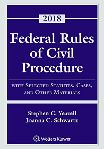 Stock image for Federal Rules of Civil Procedure : With Selected Statutes, Cases, and Other Materials 2018 for sale by Better World Books