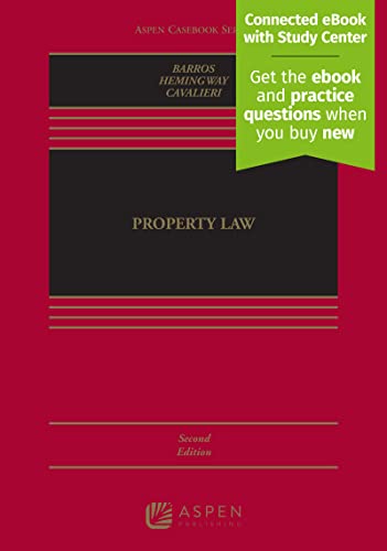 Stock image for Property Law [Connected eBook with Study Center] (Aspen Casebook) for sale by Bulrushed Books