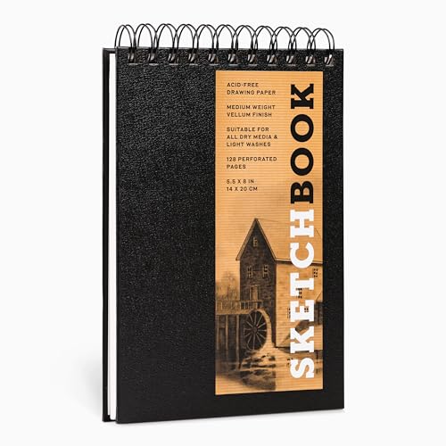 9781454909316: Sketchbook: Basic Small Spiral Fliptop Landscape Black (Union Square & Co. Sketchbooks)