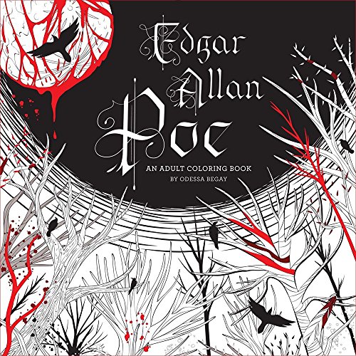 9781454921356: Edgar Allan Poe: An Adult Coloring Book