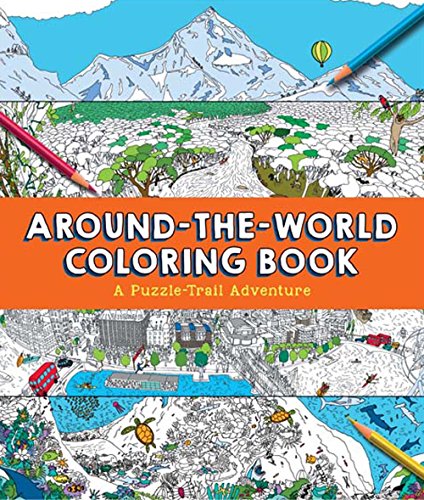 9781454922216: Around-the-World Coloring Book