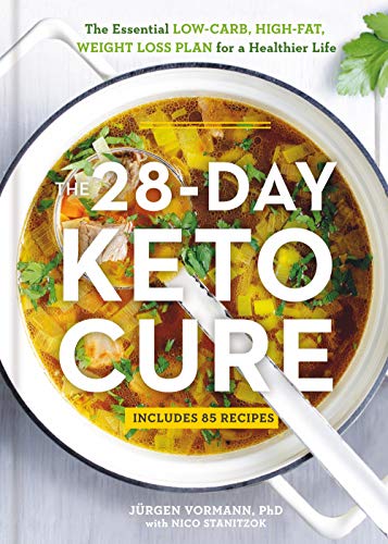 Stock image for The 28-Day Keto Cure : The Essential High-Fat, Low-Carb Weight Loss Plan for a Healthier Life for sale by Better World Books